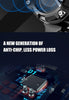 LIU HJG Mercedes Y Lens Dual Colour LED Fog Lights 90W for Motorcycles Cars and Jeeps