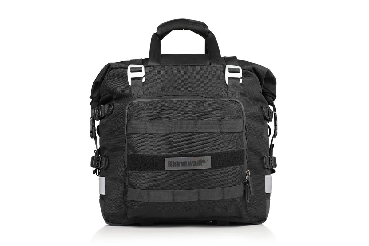 MOTO VANGUARD MT2040 Polyester Motorcycle Side Bag Black for Touring