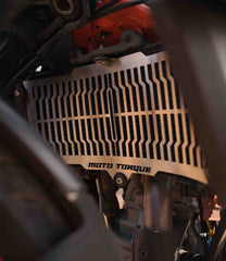 Mototorque radiator guard SS KTM Duke 390 Gen 3 stainless steel protection grill