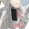 Auto Engina 2mm mild steel radiator guard with ventilated design for Hero Xpulse 200 in textured matte black