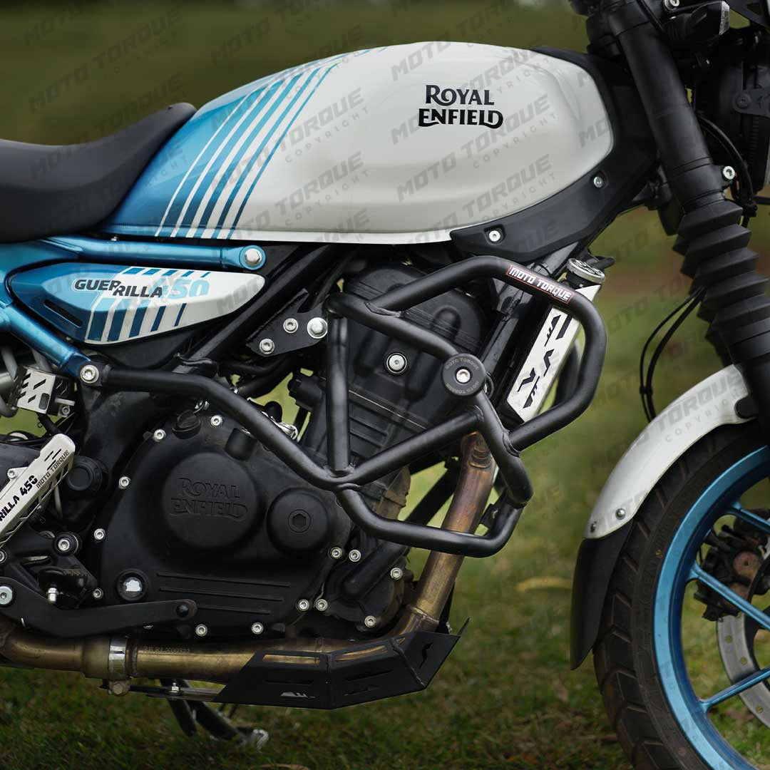 Mototorque crash guard V1 Royal Enfield Guerrilla 450 heavy duty engine protection