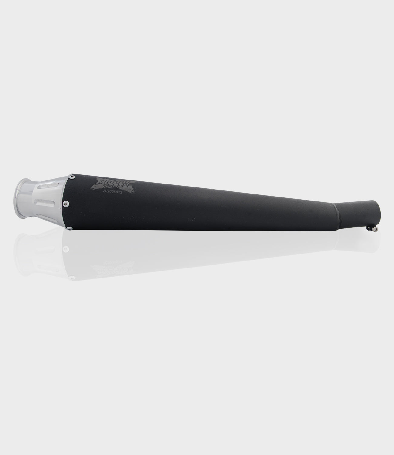 Moto Torque Launcher Black Performance Exhaust for Royal Enfield UCE Models