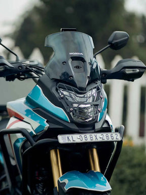 Legundary Custom CB200X NX200 venator headlight grill mild steel black headlight guard protector