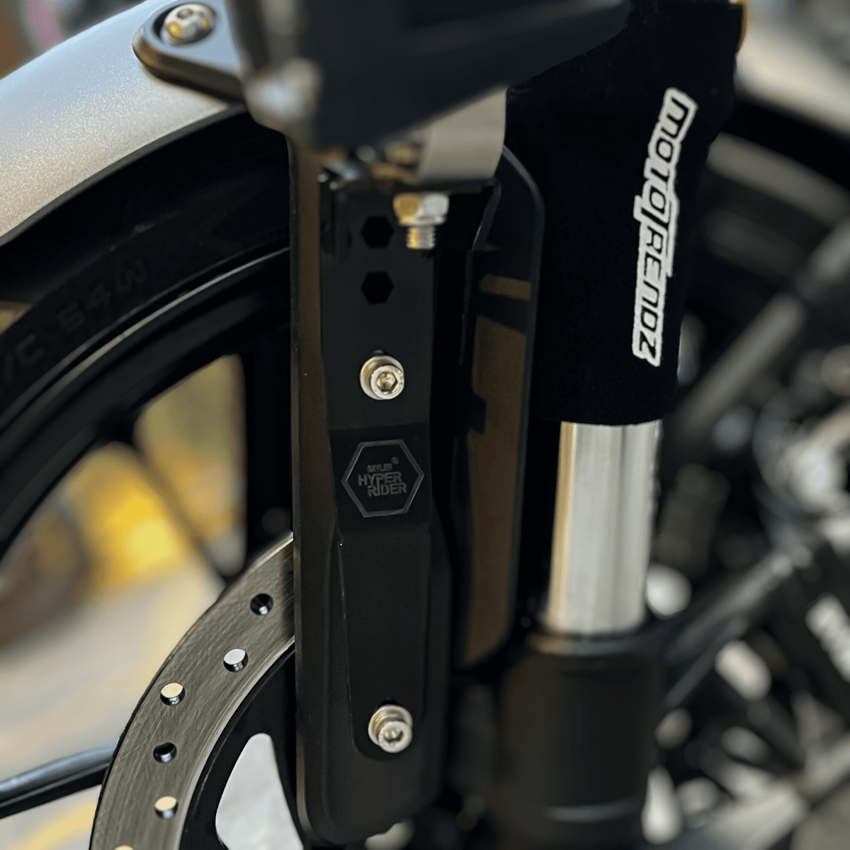 Hyperrider Triumph Speed 400 Fog Light Clamp Auxiliary Light Mount
