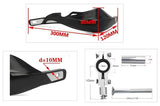 Acerbis Metal HandGuard Small White Universal Motorcycle Hand Protector with Aluminium Brace