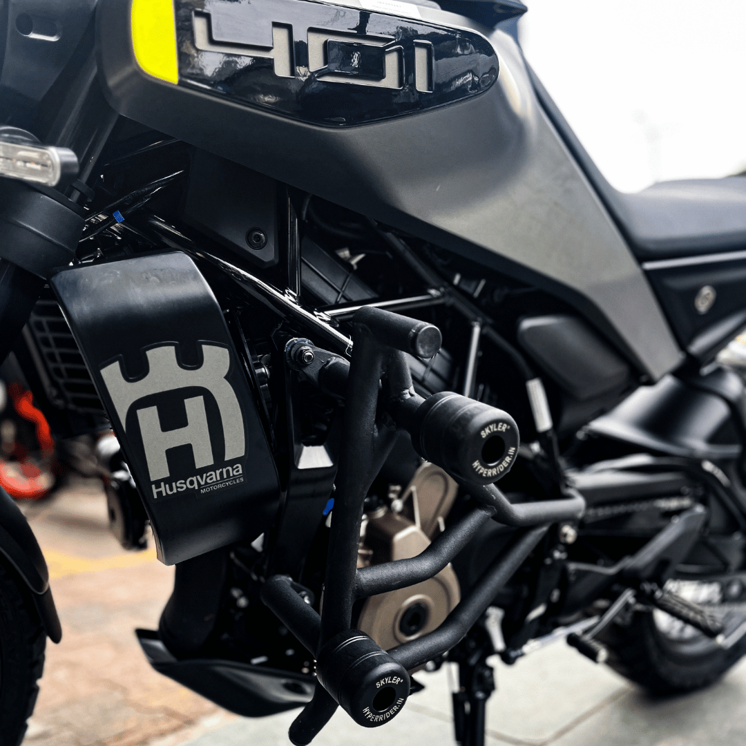 Hyperrider Crash Guard with CNC Delrin Frame Sliders for KTM Duke Gen 3 and Husqvarna 250 401 2024