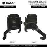 BOBO BM4M jaw grip bike phone holder motorcycle mobile mount black secure handlebar smartphone holder