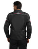 Royal Enfield Explorer V4 Print Class A Riding Jacket in Aurora Green, Red and Grey