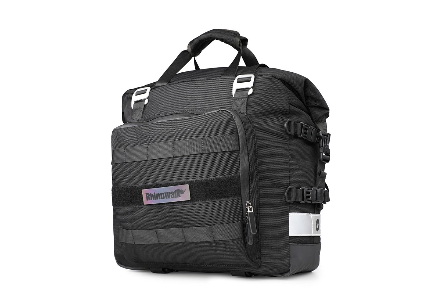 MOTO VANGUARD MT2040 Polyester Motorcycle Side Bag Black for Touring