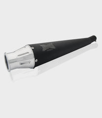 Moto Torque Launcher Black Performance Exhaust for Royal Enfield UCE Models