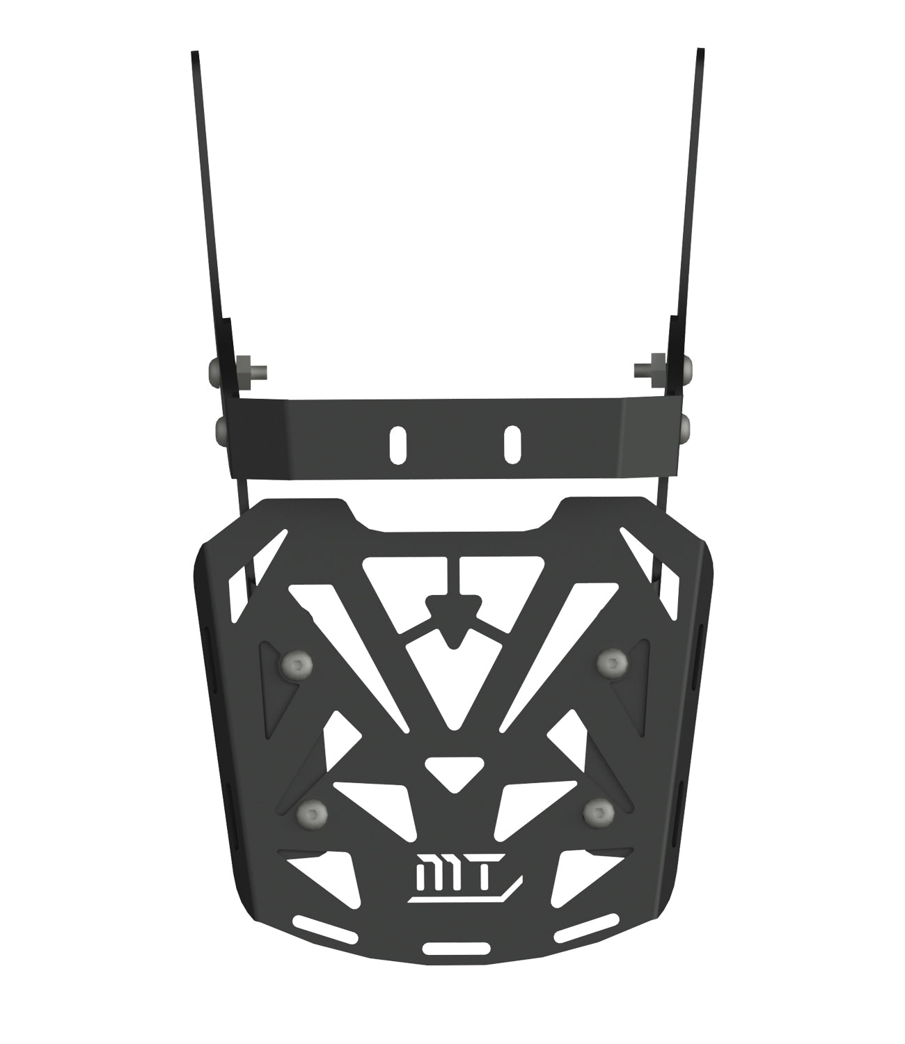 Moto Torque RAFTER heavy duty motorcycle back carrier with top plate for luggage and touring