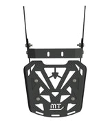 Moto Torque RAFTER heavy duty motorcycle back carrier with top plate for luggage and touring