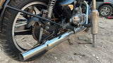 KP Racing INDORI Exhaust SS304 Stainless Steel Dug Dug Sound Silencer for Royal Enfield Bullet 350 Classic 350 Thunderbird 350 Electra 350