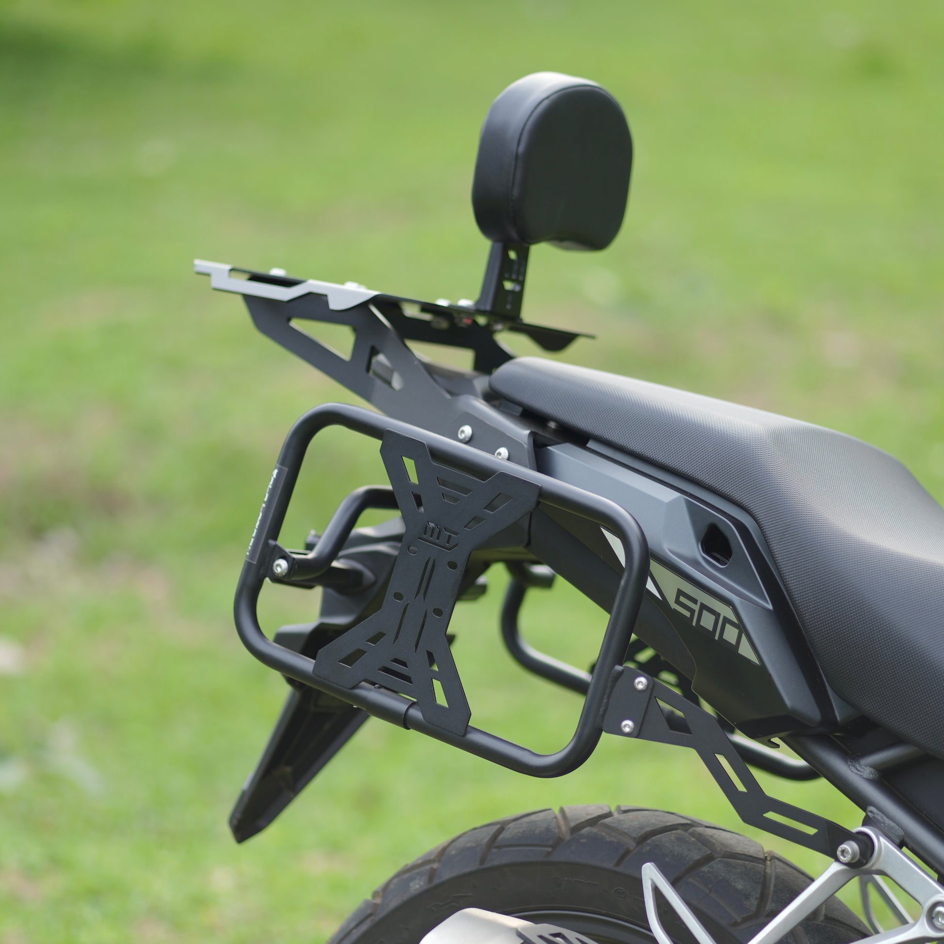 Moto Torque heavy duty saddle stay for Honda NX500 saddle bag and touring luggage support
