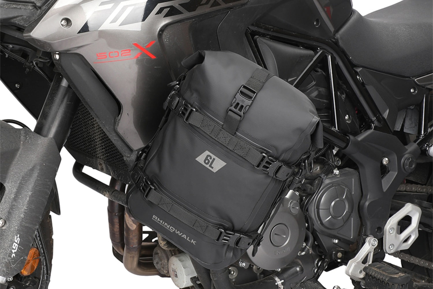 MOTO VANGUARD MT2040 Polyester Motorcycle Side Bag Black for Touring