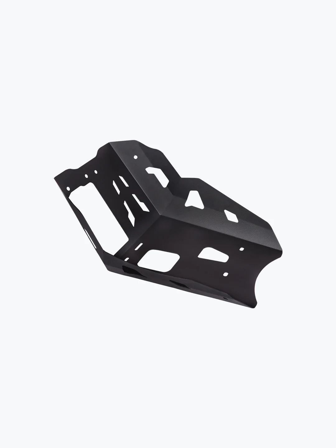 Legundary Custom KTM Adventure 390 Crater bash plate black aluminium engine sump guard skid plate protection