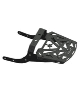 Moto Torque RAFTER heavy duty motorcycle back carrier with top plate for luggage and touring