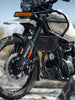 Legundary Custom Sherpa radiator grill for Royal Enfield Himalayan 450 black mild steel radiator guard