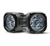 Maddog Scout Auxiliary LED Lights 3000 Lumens for Motorcycle with Flood Beam and IP67 Waterproof Design