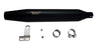 Motowings Performance Type II Cone Barrel Exhaust Black Texture for Royal Enfield Classic 350/500 UCE, Deep Thump Slip-On Upgrade
