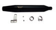 Motowings Performance Type II Cone Barrel Exhaust Black Texture for Royal Enfield Classic 350/500 UCE, Deep Thump Slip-On Upgrade
