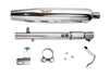 Motowings Magnetor steel polish exhaust Royal Enfield Meteor 350 Classic 350 Reborn J platform slip on exhaust