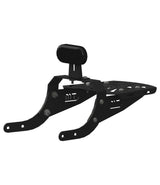 Moto Torque RAFTER heavy duty motorcycle back carrier with top plate for luggage and touring