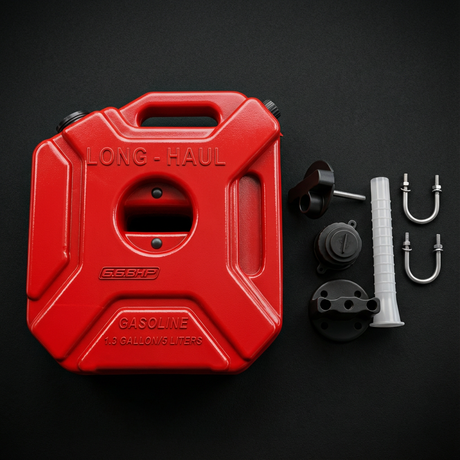 66BHP 5L Motorcycle Jerry Can Red Adventure Fuel Can