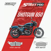 66 BHP Street Pro Semi Ceramic Brake Pads for Royal Enfield Shotgun 650 Front and Rear