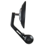 66BHP Vuma S2 Black CNC Bar End Mirrors Pair