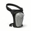 66BHP x Vantora ARC 4-in-1 Thigh Bag Gray Motorcycle Riding Travel Utility Bag