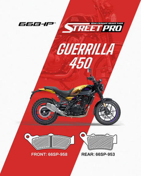 66 BHP brake pads Royal Enfield Guerrilla 450