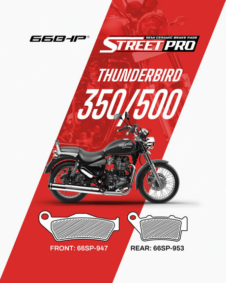 66 BHP brake pads Royal Enfield Thunderbird