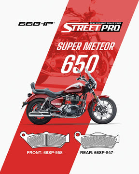66 BHP brake pads Super Meteor 650