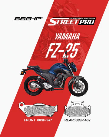 66 BHP brake pads Yamaha FZ-25