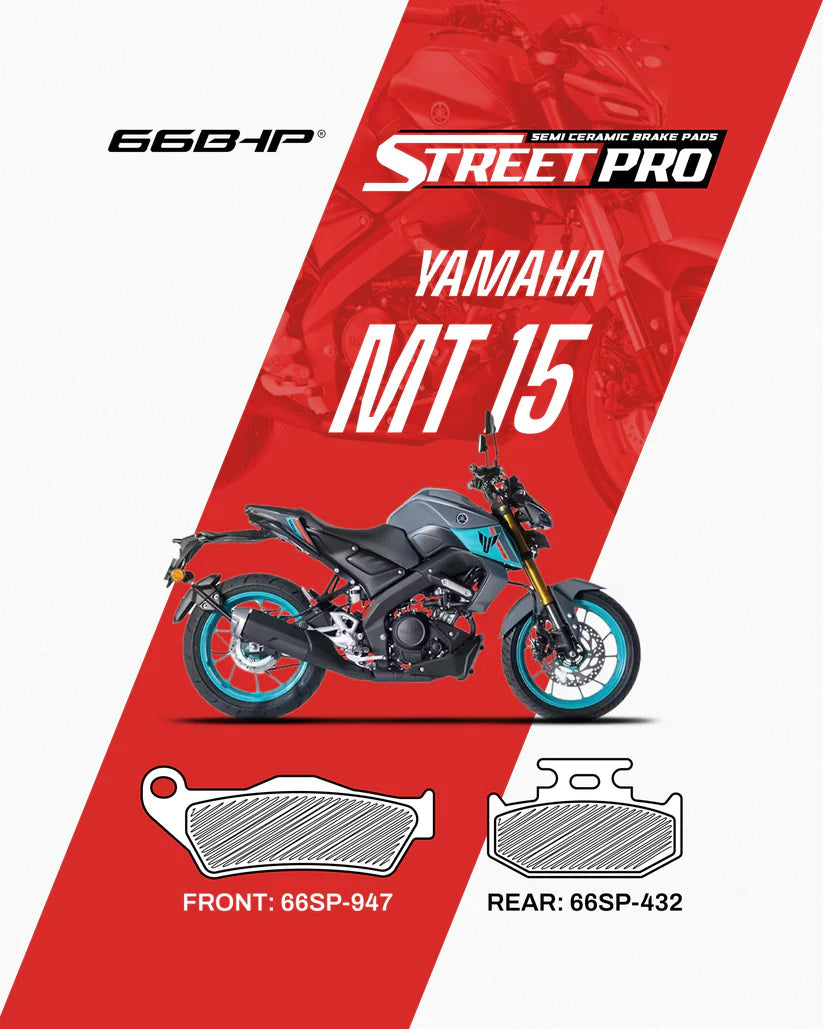 66 BHP brake pads Yamaha MT-15