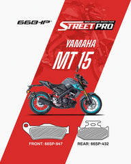 66 BHP brake pads Yamaha MT-15