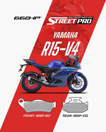 66 BHP brake pads Yamaha R15 V4
