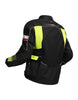Royal Enfield Explorer V4 Print Class A Riding Jacket in Aurora Green, Red and Grey