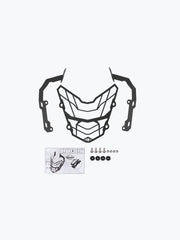 Legundary Custom CB200X NX200 venator headlight grill mild steel black headlight guard protector