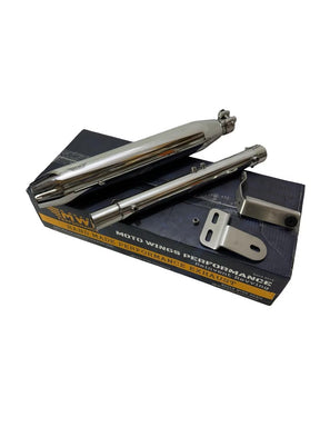 Motowings Magentor Type 1 polish exhaust stainless steel performance slip on motorcycle exhaust