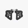 Legundary Custom Bolster Foot Rest for Yamaha XSR 155 Black Mild Steel Rider Footpegs