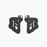 Legundary Custom Bolster Foot Rest for Yamaha XSR 155 Black Mild Steel Rider Footpegs