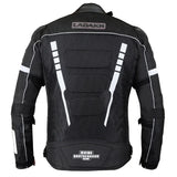 BBG motocross jersey for men in black neon orange and red for off road motorcycle riding