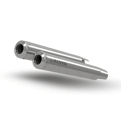 BE-10 Bass Master polished stainless steel exhaust for Royal Enfield Interceptor 650 and Continental GT 650