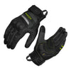 KORDA Guard semi gauntlet motorcycle riding gloves with KNOX SPS 404 scaphoid protection