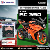 CRANK1 CB606 Sintered Front Brake Pads for KTM RC 390 2014 Onwards Motorcycle Brake Pads