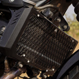Auto Engina Radiator Guard for Royal Enfield Guerrilla 450 in Black and Black-Silver for Radiator Protection