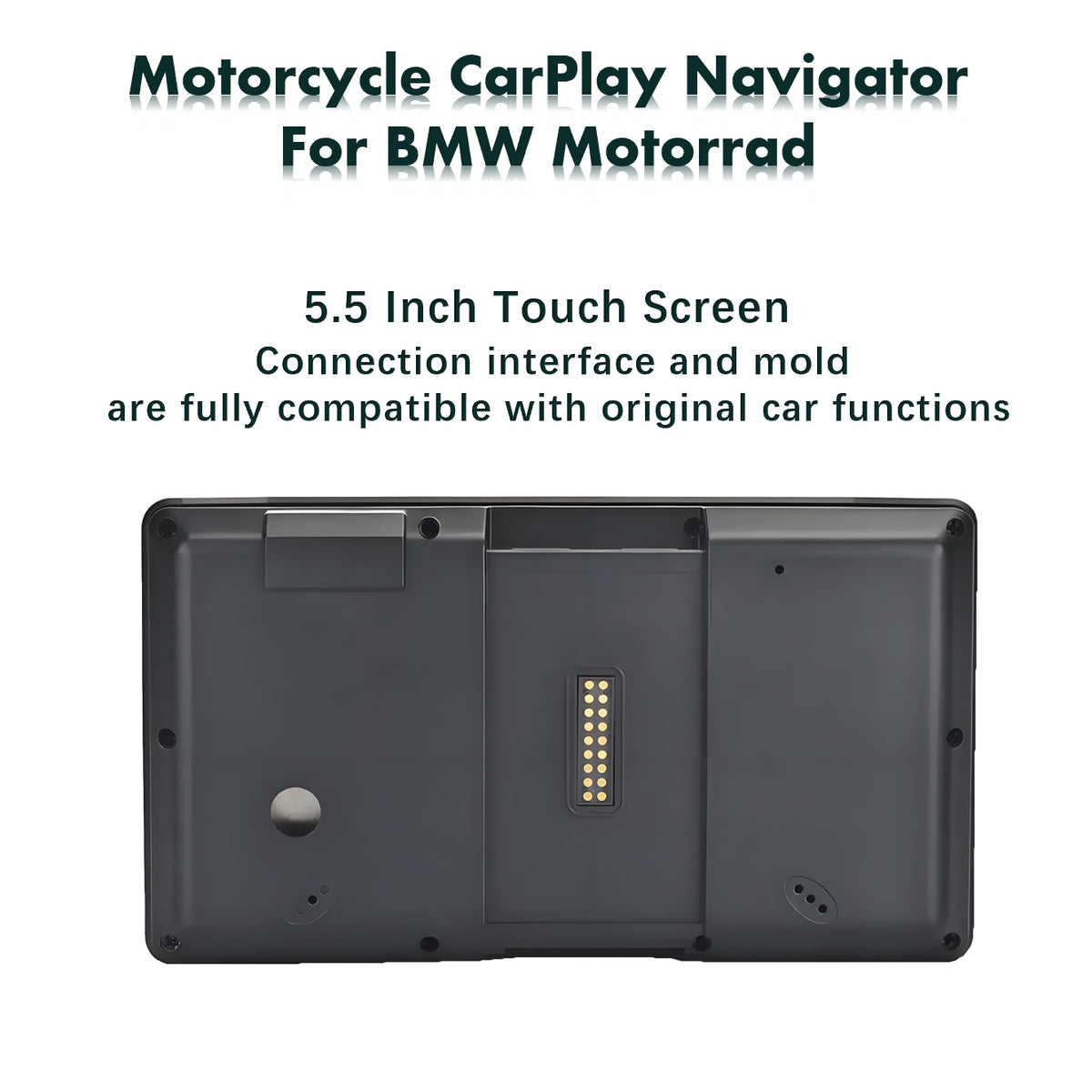 LBC Moto S5 PRO BMW GS motorcycle navigation system with Apple CarPlay Android Auto 5.5 inch 6.5 inch display camera bracket