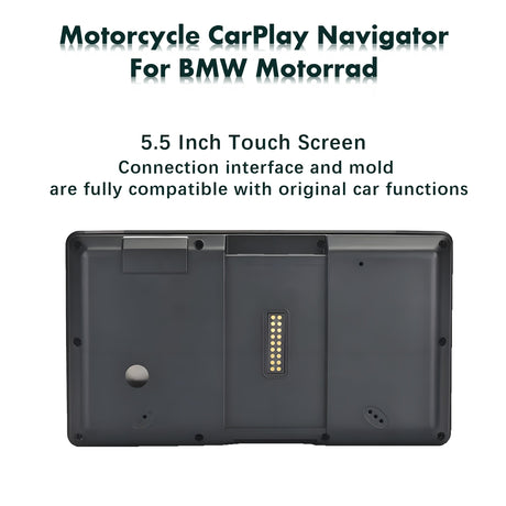 LBC Moto S5 PRO BMW GS motorcycle navigation system with Apple CarPlay Android Auto 5.5 inch 6.5 inch display camera bracket